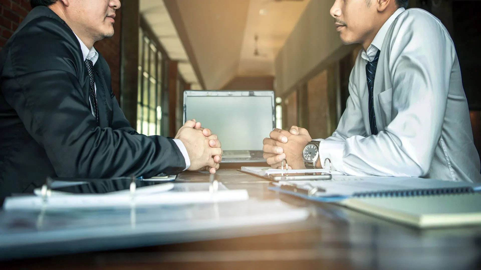 Professionals in a consultation meeting